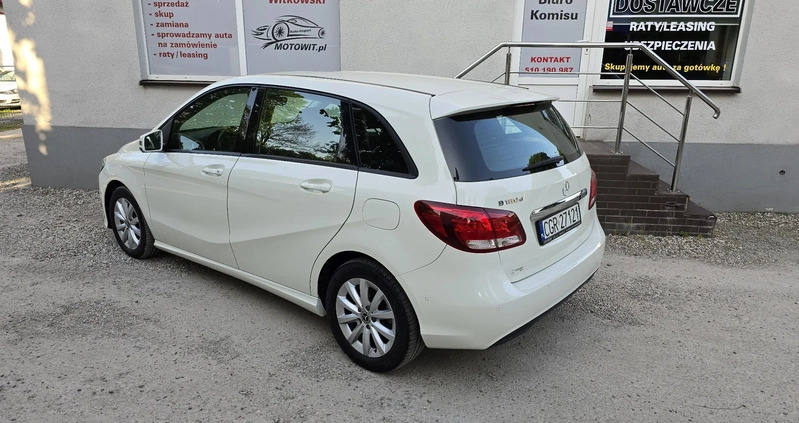 Mercedes-Benz Klasa B cena 69990 przebieg: 49730, rok produkcji 2018 z Sędziszów małe 191